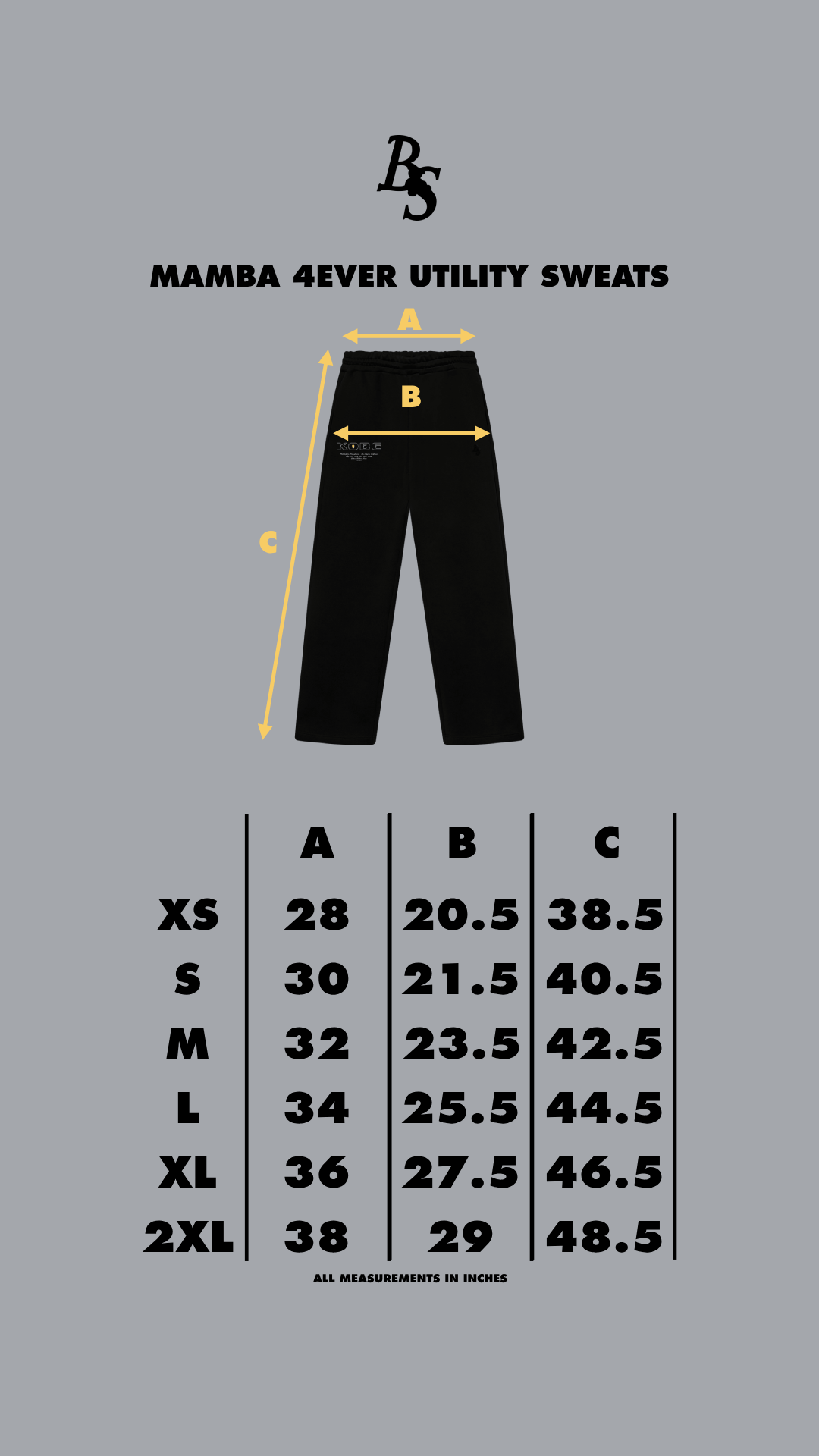 Mamba 4Ever - Utility Track Pants - Brother Bear Supply