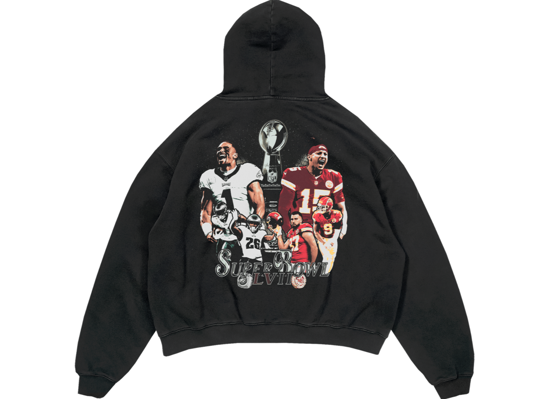 SUPER BOWL LVII - EAGLES VS CHIEFS HOODIE - Brother Bear Supply